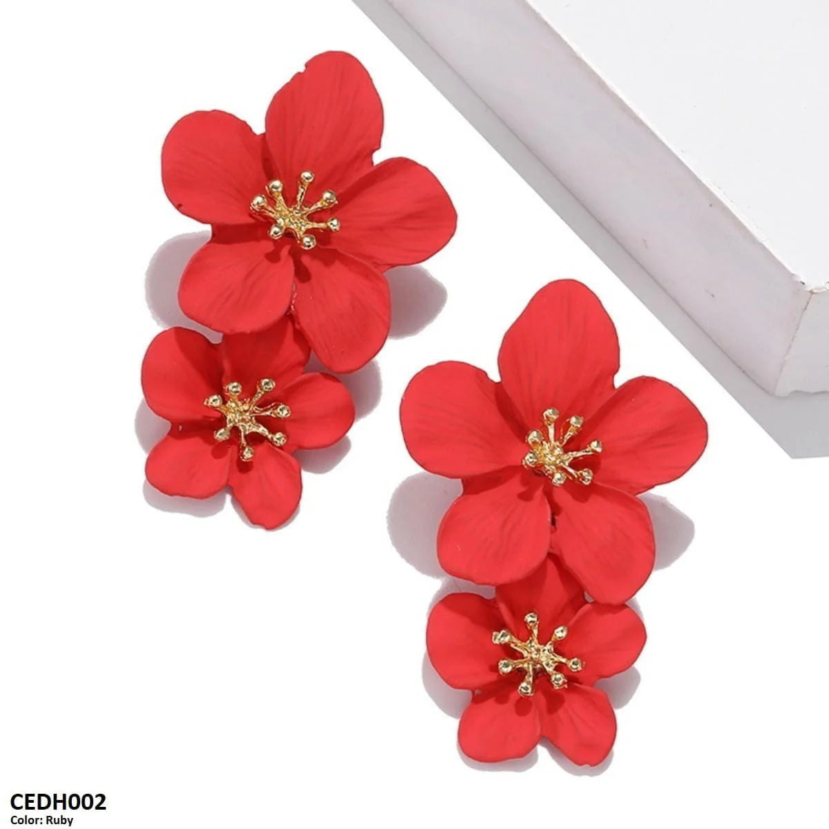 Flower Drop Earring