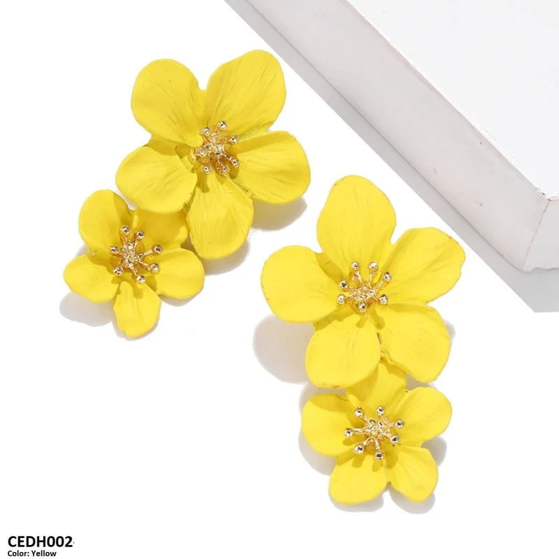 Flower Drop Earring