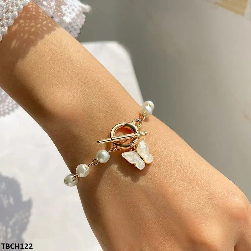 Pearl Butterfly Bracelet