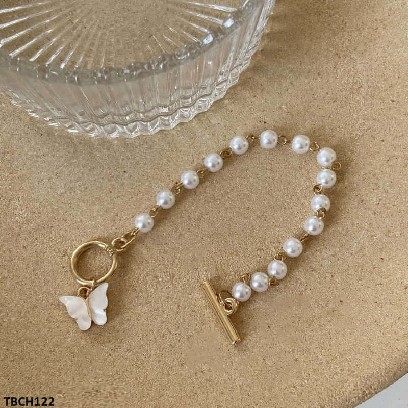 Pearl Butterfly Bracelet